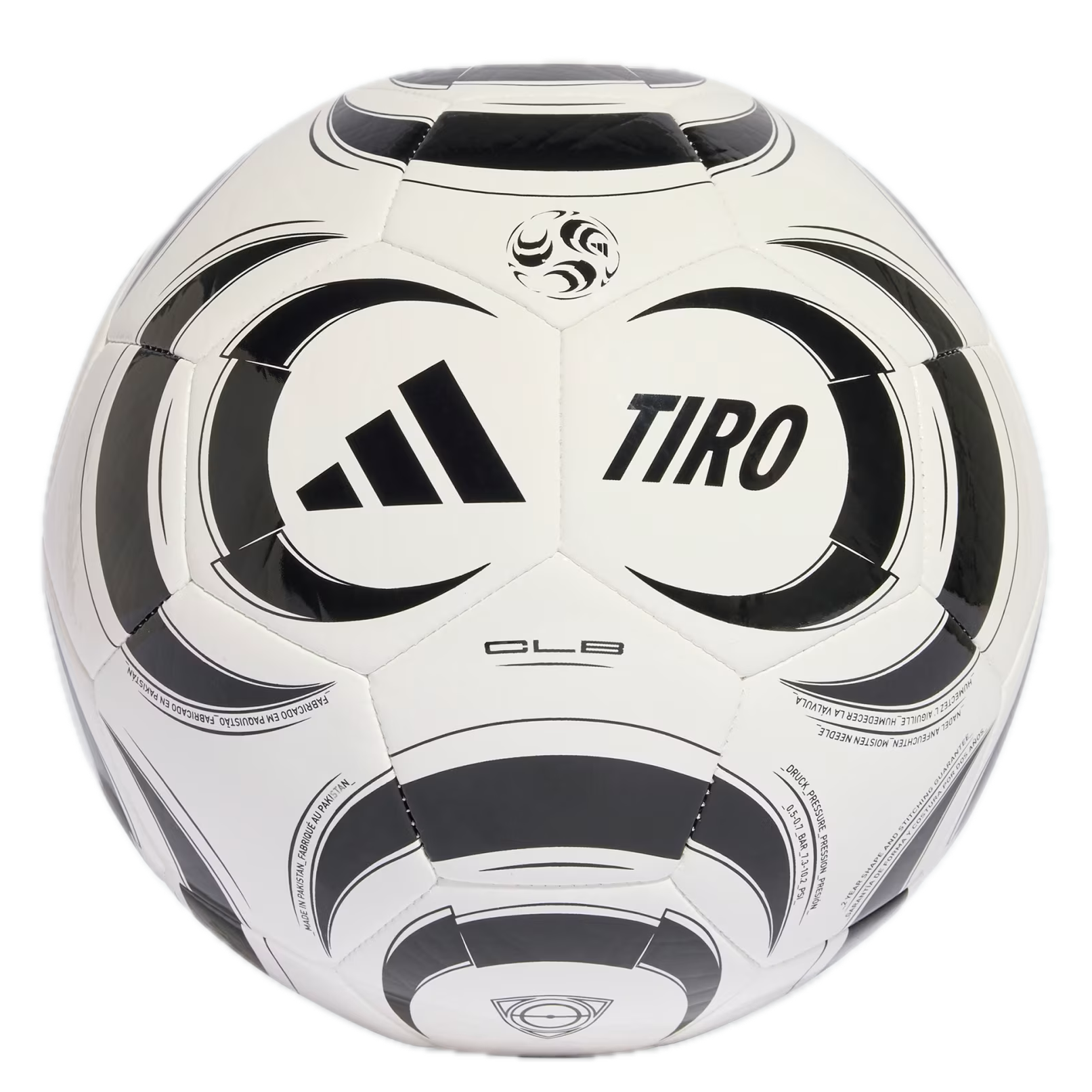 adidas Tiro Club Ball - White/Black