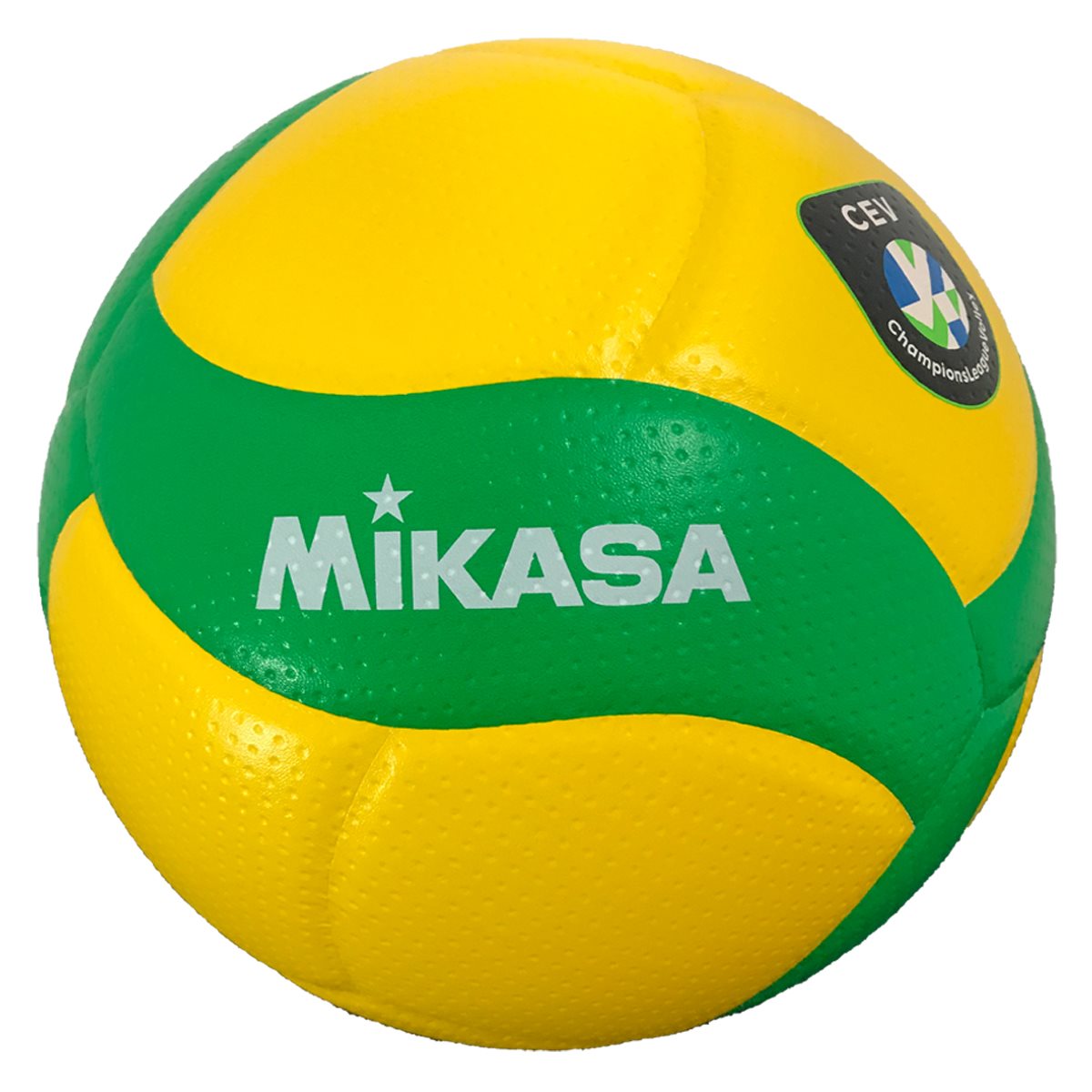 Mikasa Official Competition Indoor Volleyball CEV Edition - Green/Yellow