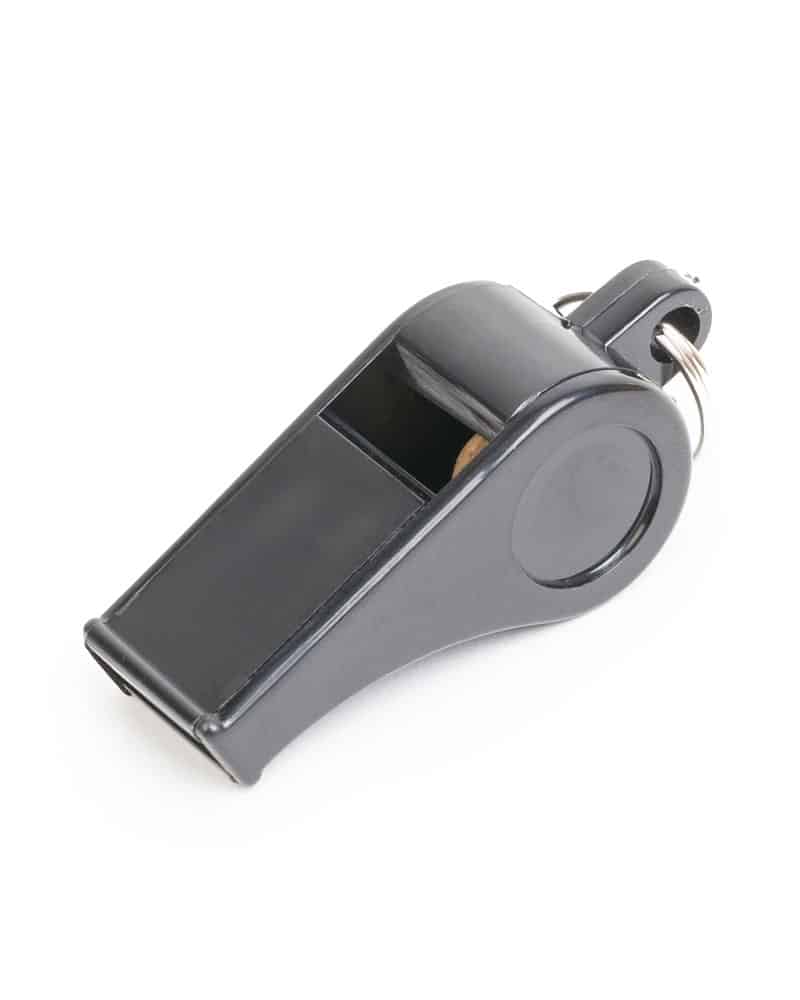 360 Whistle Small Plastic Black