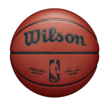 Wilson NBA Authentic Indoor Game Basketball - Partially Inflated - Brown
