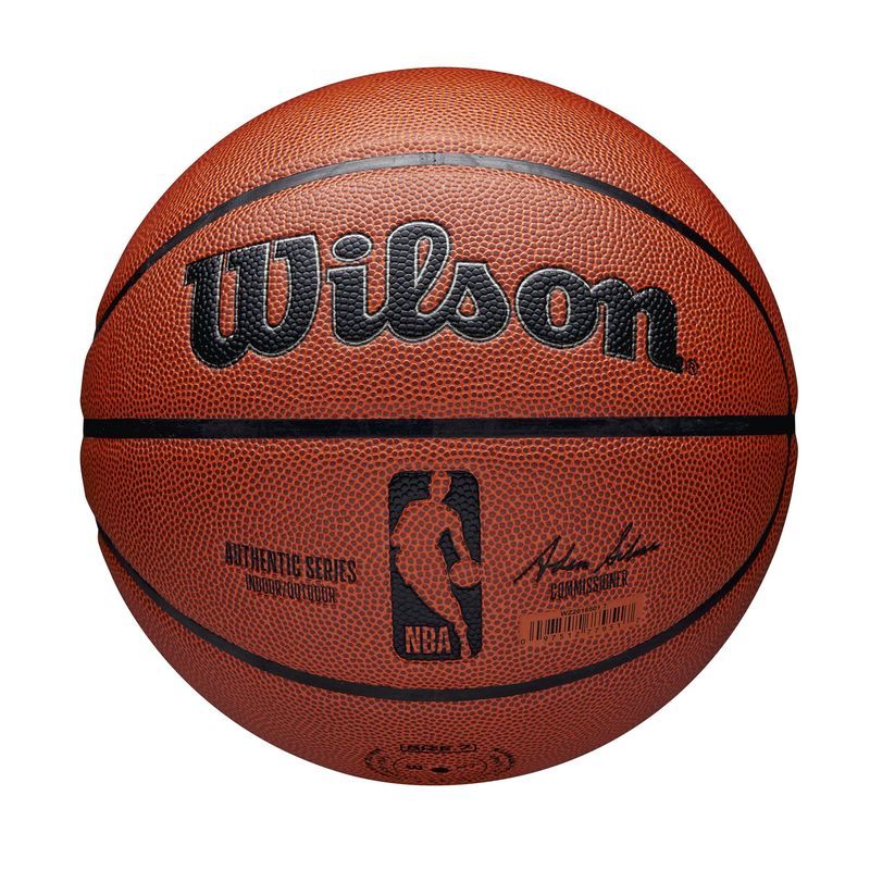 Wilson NBA Authentic Indoor/Outdoor Basketball - Deflated - Brown