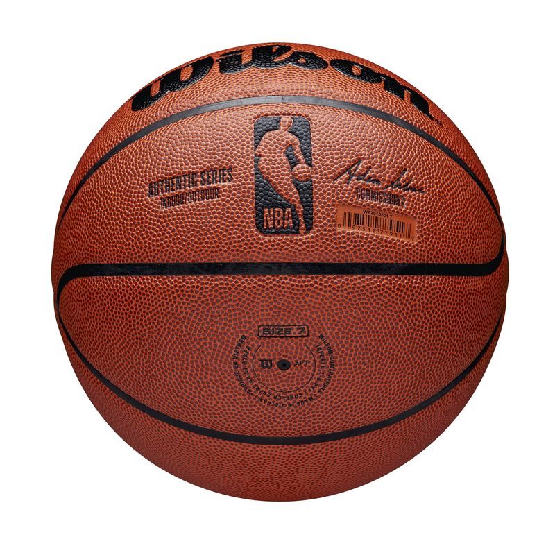 Wilson NBA Authentic Indoor/Outdoor Basketball - Deflated - Brown