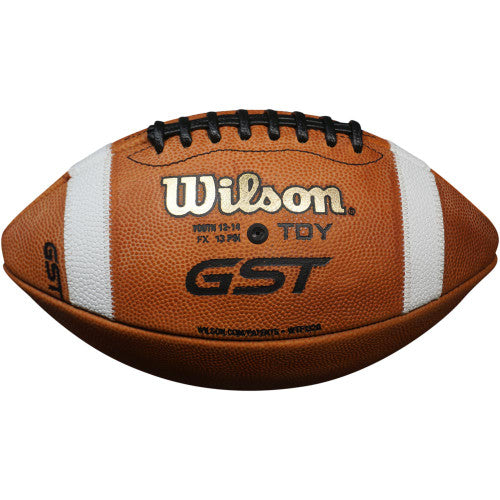 Wilson GST TDY Youth Leather Football (ages 12-14)