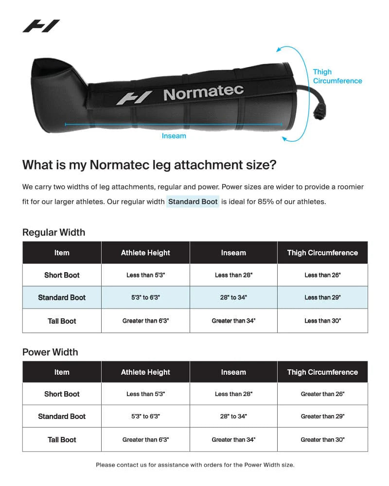 NORMATEC 3.0 LEG POWER ATTACHMENT TALL PAIR