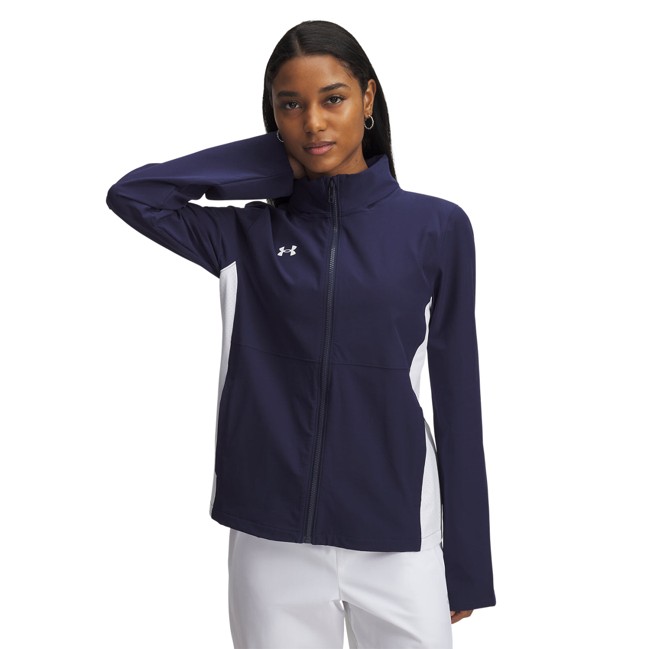 UA W Rival Stretch Woven Jacket