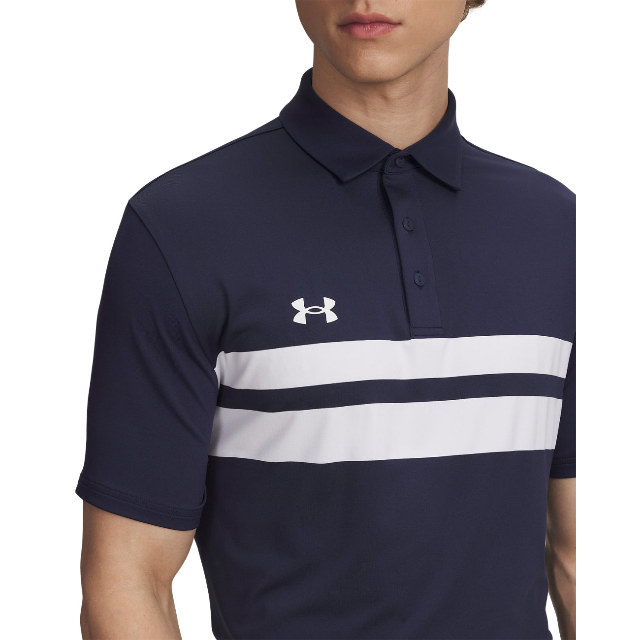 UA Mens Drive Team Dual Stripe Polo