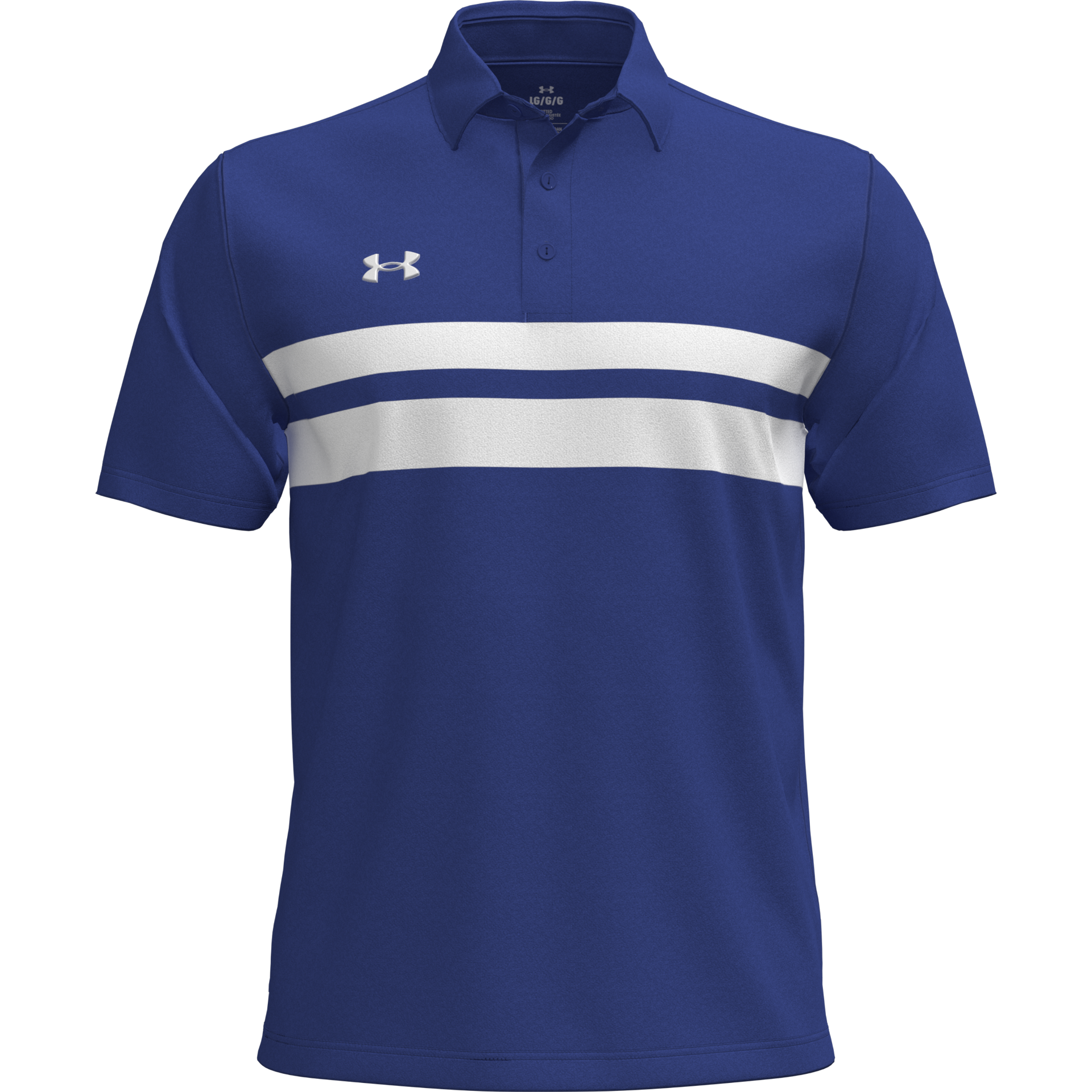 UA Mens Drive Team Dual Stripe Polo