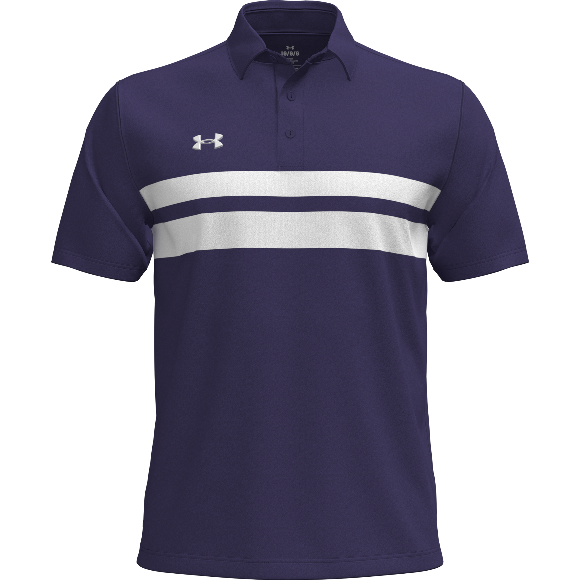 UA Mens Drive Team Dual Stripe Polo
