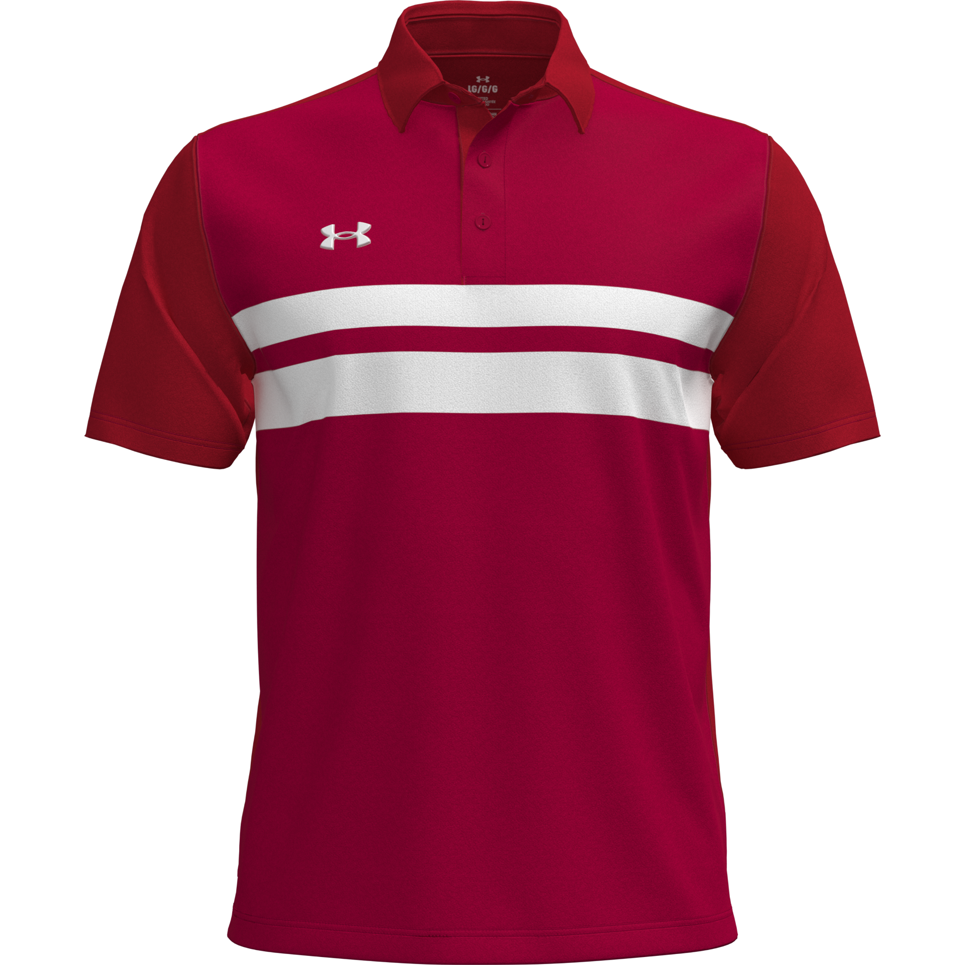 UA Mens Drive Team Dual Stripe Polo