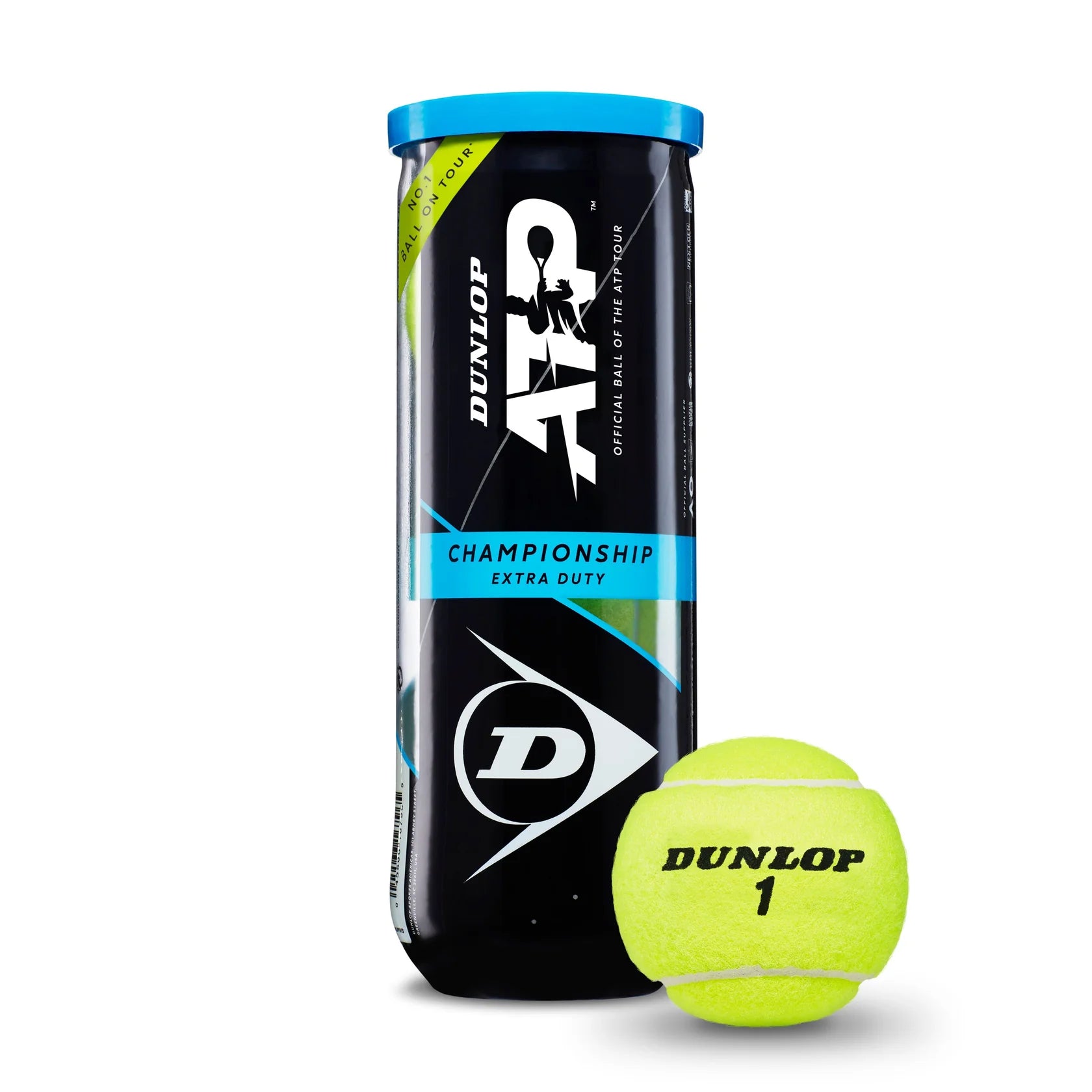 Dunlop ATP Championship Extra Duty Tennis Ball (3-Ball Tube)