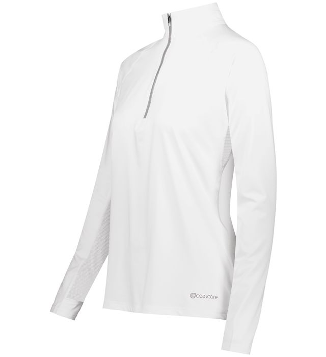 Holloway Camiseta Deportiva De Manga Larga Electrify Powered By Coolcore Para Hombre, Verde Oscuro Jaspeado, Pequeña